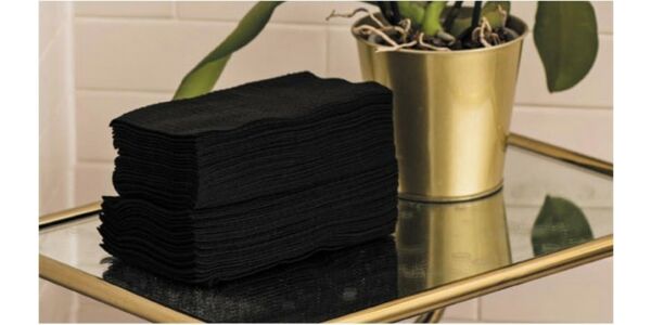 Scrummi Waffle Black Small Towels 40x20cm (700 stuks)