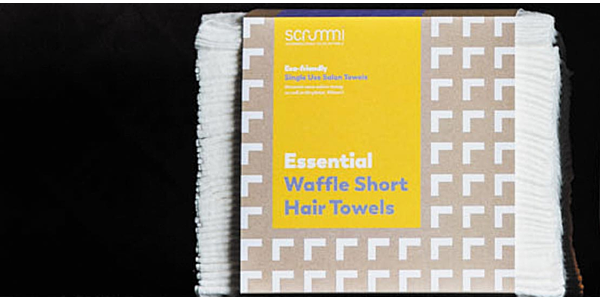 Scrummi Essential White Short Towel 60x40cm 50 stuks