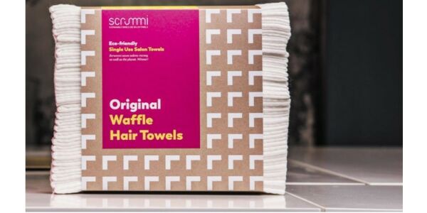 Scrummi De Luxe Waffle White Hair Towels 80x40cm 50 stuks