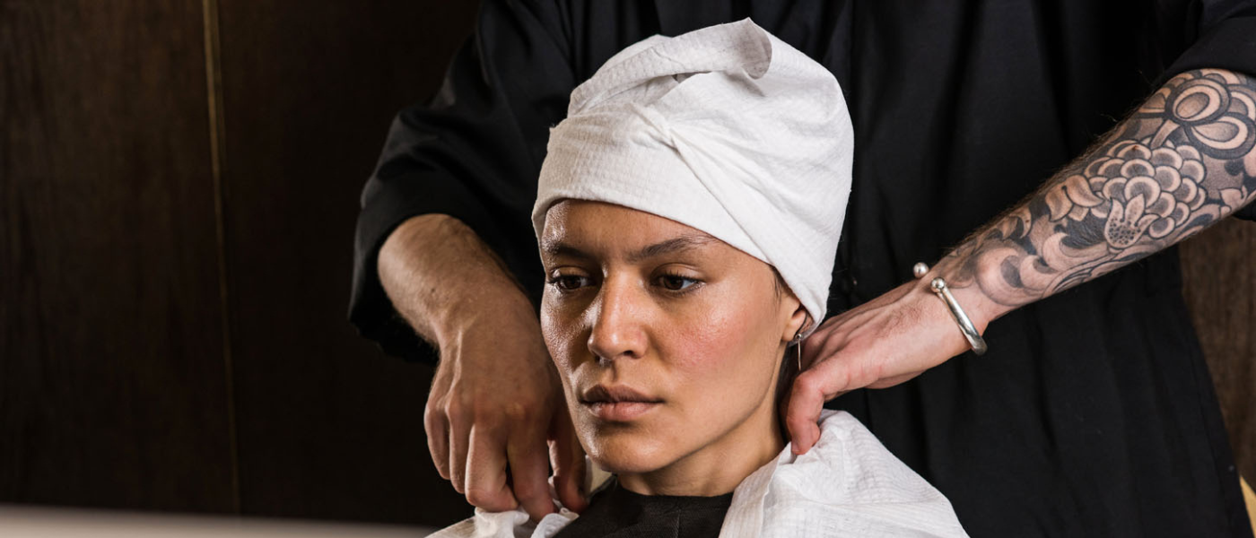 Scrummi biologisch afbreekbare wegwerp handdoeken in kapsalon